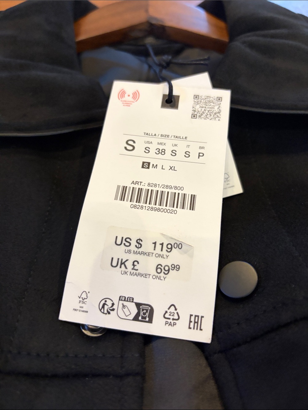 🆙 New men’s Zara Jacket heavy weight - Picture 3 of 10